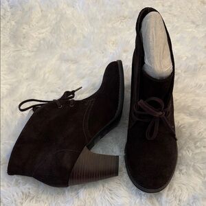 Indigo by Clarks Brown Suede Ankle Boots